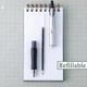Гелева ручка PILOT Acroball Pro Advanced Ink, Bold Чорна автоматична 1 мм (31910-1) - зображення 2