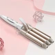 Тройная плойка керамическая CkeyiN-90W щипцы для завивки волос White-Gold - изображение 11