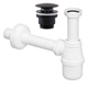 Сифон для раковины VIEGA 1 1/4"х1 1/4" + Донный клапан черный мат Globus Lux CLICK CLACK HG15-04A-10-BR - изображение 1