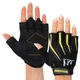 Перчатки для фитнеса и тренировок HARD TOUCH FG-006 XL Черный/Желтый - изображение 7