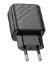 Мережевий зарядний пристрій Hoco CS23A / Type-C (PD/30W) / USB (QC3.0/18W) / підтримка швидкої зарядки / (чорний) - зображення 5