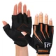 Перчатки для фитнеса и тренировок HARD TOUCH FG-005 XL Черный/Оранжевый - изображение 7