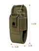 Тактический подсумок для рации E-Tac R01 с системой Molle Olive Green (3_04677) - изображение 8