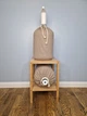 Стеллаж, этажерка на 2 полочки из натурального дерева WoodDecor, покрытый лаком - изображение 3