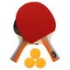 Набор для настольного тенниса с чехлом Cima Table Tennis Racket 800 2 ракетки + 3 мяча - изображение 3