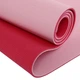 Коврик для фитнеса и йоги двухслойный Sp-Sport 3046 размер 183x61x0,6см Light Pink-Fuchsia - изображение 4