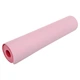 Коврик для фитнеса и йоги двухслойный Sp-Sport 3046 размер 183x61x0,6см Light Pink-Fuchsia - изображение 5
