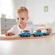 Железная дорога Hape Набор для железнодорожной игрушки Поезд Интерсити с вагонами (E3728) - изображение 5