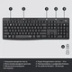 Комплект клавіатура+миша Logitech MK295 US/UKR Graphite (920-009800) чорний - изображение 5