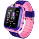 Детские умные смарт часы для девочки XO H100 Kids Smart Watch с сим картой камерой и GPS розовые - изображение 1