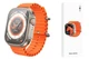 Умные смарт часы Smart Watch Hoco Y12 Ultra 49mm электронные с магнитной зарядкой и микрофоном серебристые - изображение 1