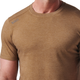 Футболка тактическая потоотводящая 5.11 Tactical PT-R Charge Short Sleeve Top 2.0 S Battle Brown Heather - изображение 3