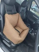 Автокресло сумка-переноска лежак для собак животных автомобильная переноска 50х 45 см полностью съемный чехол Коричневый - изображение 5