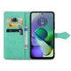 Чехол Vintage для Motorola Moto G54 / G54 Power книжка кожа PU с визитницей бирюзовый - изображение 2