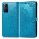 Чехол Vintage для Xiaomi Redmi Note 12S книжка кожа PU с визитницей голубой - изображение 4