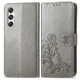 Чохол Clover для Samsung Galaxy M34 5G / M346 книжка шкіра PU з візитницею сірий - зображення 4