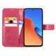 Чехол Clover для Xiaomi Redmi 12 книжка кожа PU с визитницей малиновый - изображение 2