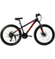 Велосипед спортивный Corso Pulsar 26" алюминиевая рама 13" черный красный PL-26707 - изображение 1