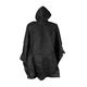 Пончо тактичне Mil-Tec One size Плащ-палатка One size Чорний PONCHO PE R/S 780GR. SCHWARZ (10630002) - зображення 4