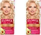 Набор Florex Super Стойкая крем-краска для волос Кератин 9.9 Белокурый х 2 шт (4823001603027) - изображение 1