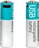 Аккумуляторная батарея ColorWay AA USB-С 2220 мАЧ 1.5В (Li-Polymer) (2pc.) (CW-UBAA-10) - изображение 2