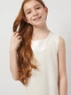 Детское праздничное платье для девочки Minoti 18PARTY 56 40237JNR 122-128 см Кремовое (5063025255256) - изображение 4