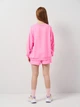 Подростковый комплект (свитшот + шорты) для девочки Minoti 40574TEN 152-158 см Розовый (5063025274868) - изображение 2