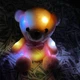 Мягкий плюшевый мишка со светодиодной LED подсветкой Мягкая игрушка Magic Bear подарок светящийся медведь 23 см Розовый - изображение 3