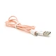 Кабель iKAKU KSC-723 GAOFEI для умной зарядки для micro USB розовый длина 1 м ток 2.4A - изображение 3