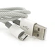 Кабель iKAKU KSC-723 GAOFEI для умной зарядки для micro USB серый длина 1 м ток 2.4A - изображение 4