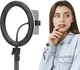 Комплект блогера RZTK Light Pro Black (кільцева led лампа 26 см 10 Вт / штатив 1.67 м / мікрофон) - зображення 2