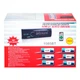 Автомагнітола 1085 підключення 1DIN 4х50W + USB/FM/LCD/MP3/SD з пультом ДУ Чорний (10522) - изображение 4