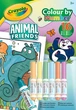 Раскраска по номерам Crayola Животные друзья 16 страниц + 6 фломастеров (5010065073210) - изображение 1