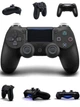 Джойстик для пк PS4 універсальний бездротовий джойстики геймпад з подвійною вібрацією USB + Bluetooth 4 PS Black PS TV, iOS, Android, Windows - зображення 6