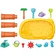 Столик-песочница для песка и воды 2 в 1 Beach Toys, лейка, ковш, формочки, мельница (HG 1126) - изображение 2