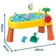 Столик-песочница для песка и воды 2 в 1 Beach Toys, лейка, ковш, формочки, мельница (HG 1126) - изображение 3