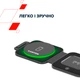 Бездротовий зарядний пристрій Canyon WS-305 3 в 1 QI Black (CNS-WCS305B) - зображення 10
