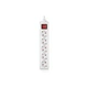 Мережевий фільтр живлення REAL-EL RS-Protect M 5m, white (EL122300029) - зображення 2