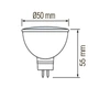 Лампа "FONIX-4" 4W 4200К GU5.3 - изображение 3