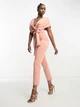 Комбинезон женский Asos 1651909 34 Персиковый (ZP1651909059036) - изображение 1