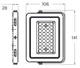 Прожектор EUROLAMP с радиатором LED SMD "B" 50W 6500K - изображение 3