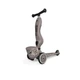 Дитячий самокат Scoot & Ride ighwaykick 1 Lifestyle 2 в 1 Brown Lines, 4897033966054 - зображення 2