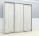 Шкаф-купе Viant Light2 ДСП 2700х600x2200 мм Дуб крафт белый - изображение 1