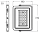 Прожектор EUROLAMP с радиатором LED SMD "B" 150W 6500K - изображение 3