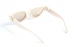 Жіночі сонцезахисні окуляри No Brand 1282-beige Бежевий (o4ki-13336) - зображення 3
