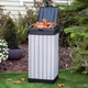 Контейнер для сміття Keter Rockford Waste Bin сірий 125 л 236996 - изображение 7