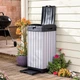 Контейнер для сміття Keter Rockford Waste Bin сірий 125 л 236996 - изображение 8