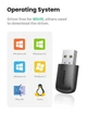 WI-FI-адаптер UGREEN CM448 AC650 11ac Dual-Band Wireless USB Adapter(UGR-20204) (UGR-20204) - изображение 5