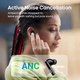 Бездротові навушники UGREEN WS106 HiTune T3 Active Noise-Cancelling Wireless Earbuds, IPX5, Black(UGR-90401) (UGR-90401) - изображение 5