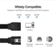 Кабель UGREEN US217 SATA 3 Data Cable 0.5m (Black)(UGR-30796) (UGR-30796) - зображення 5